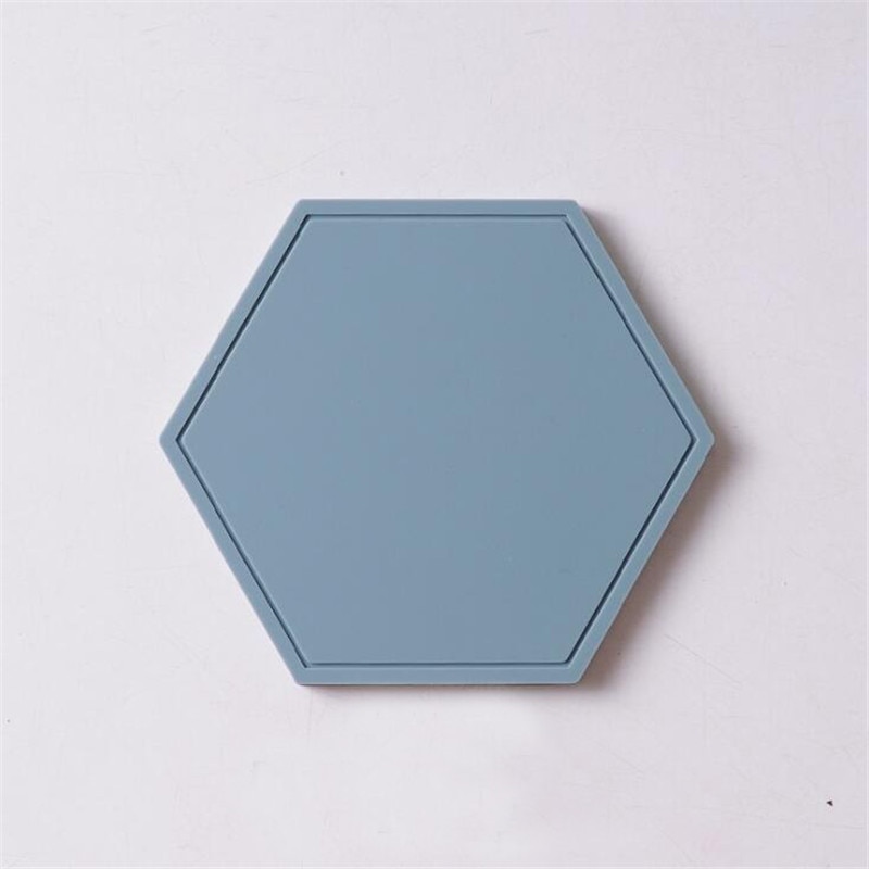 Anti-Slip Silicone Hexagon Kitchen Coaster Anti-Slip Silicone Hexagon Kitchen Coaster