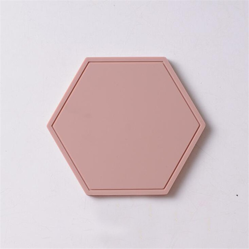 Anti-Slip Silicone Hexagon Kitchen Coaster Anti-Slip Silicone Hexagon Kitchen Coaster