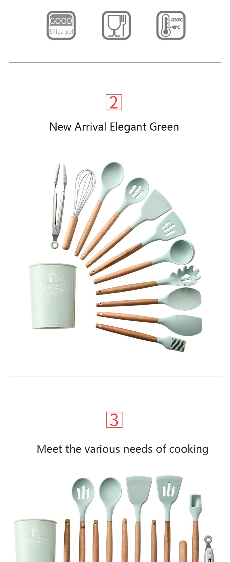 Heat Resistant Cooking Utensils Sets Heat Resistant Cooking Utensils Sets