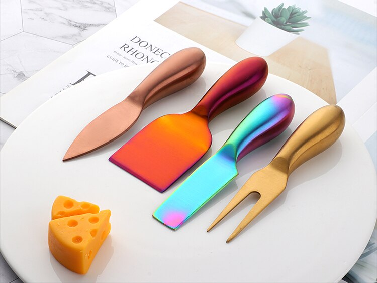 Colorful Stainless Steel Spatulas Set