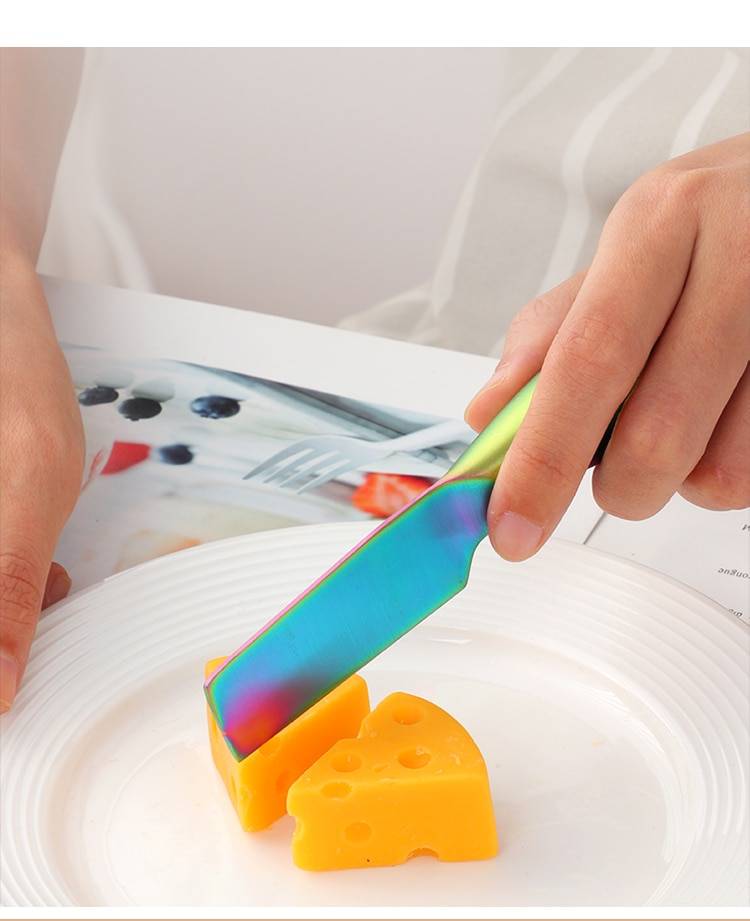 Colorful Stainless Steel Spatulas Set