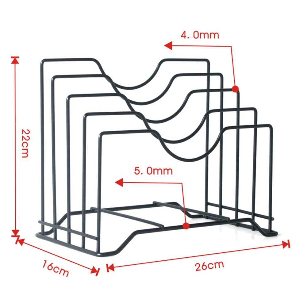 Iron Four Layer Kitchen Organizer