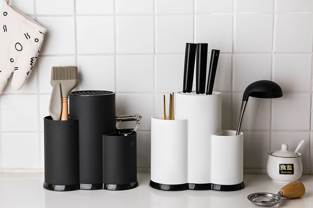 Multifunction Black or White Kitchen Organizer Multifunction Black or White Kitchen Organizer