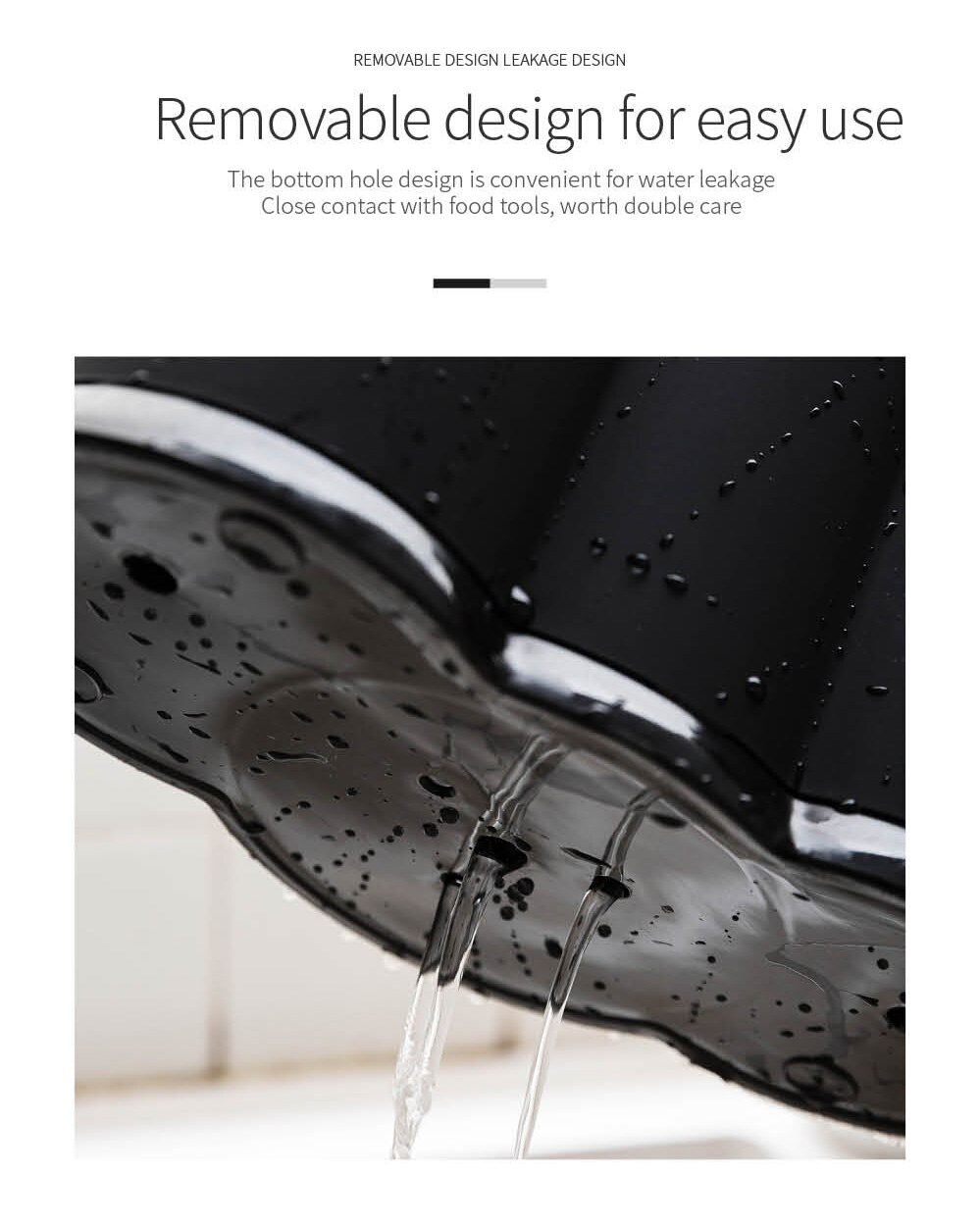 Multifunction Black or White Kitchen Organizer Multifunction Black or White Kitchen Organizer