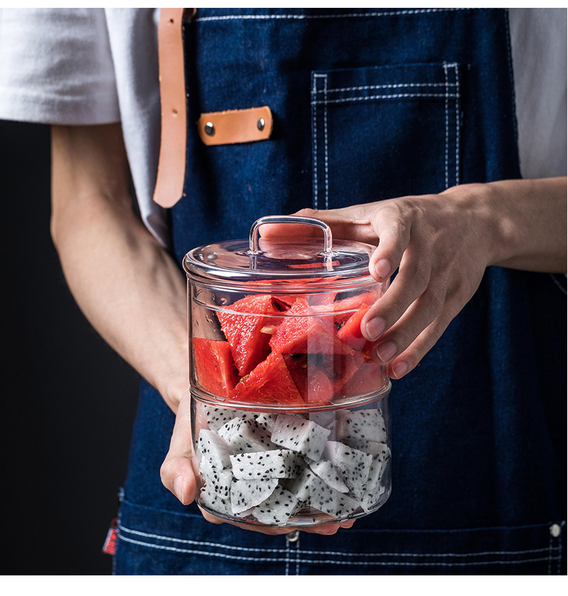 Transparent Glass Storage Bowl for Fruits Transparent Glass Storage Bowl for Fruits