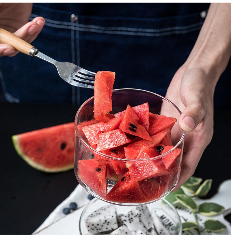 Transparent Glass Storage Bowl for Fruits Transparent Glass Storage Bowl for Fruits