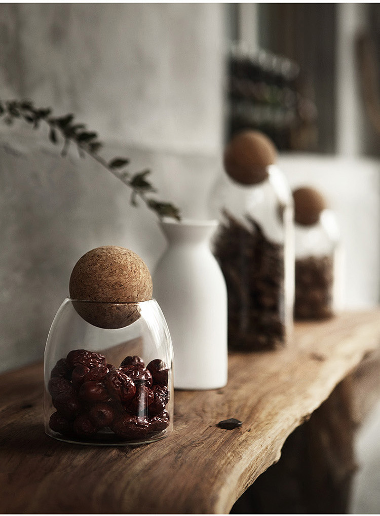 Creative Glass Jar with Cork Creative Glass Jar with Cork