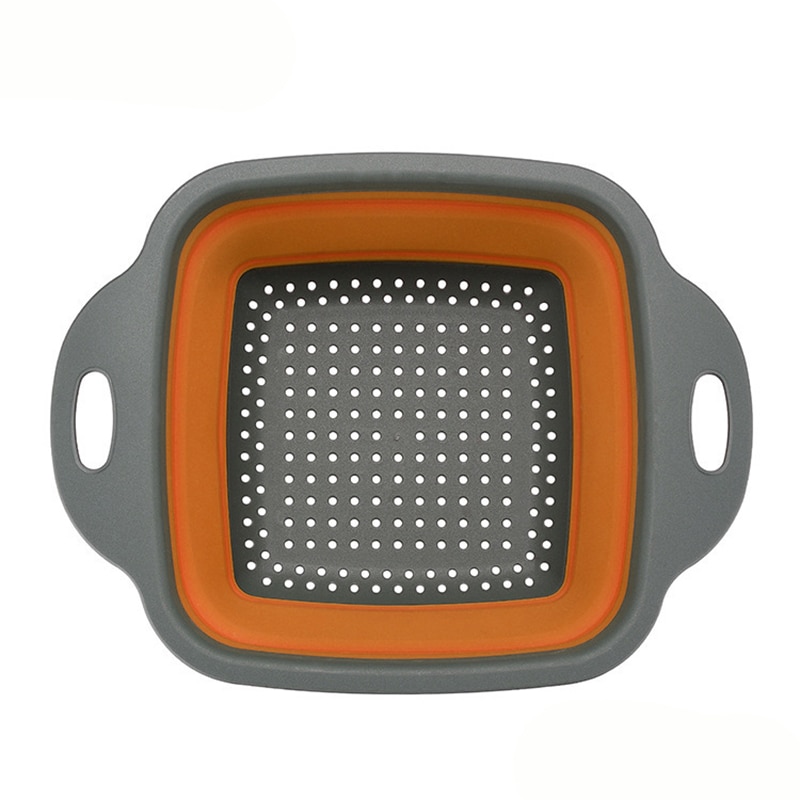 Square Foldable Washing Basket Colander Square Foldable Washing Basket Colander
