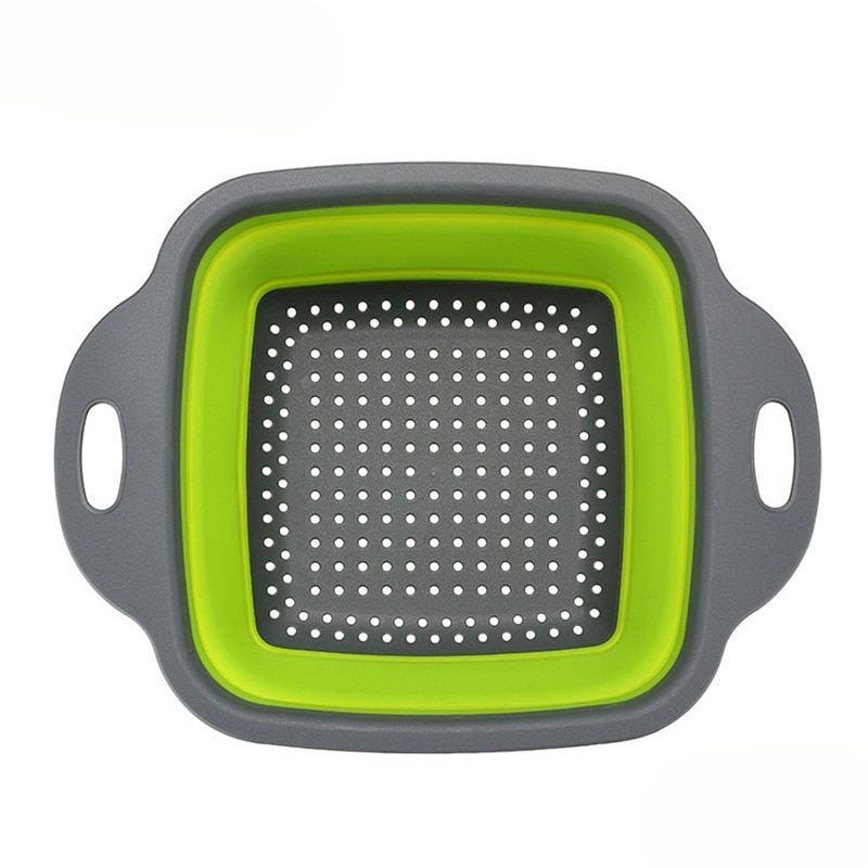 Square Foldable Washing Basket Colander Square Foldable Washing Basket Colander