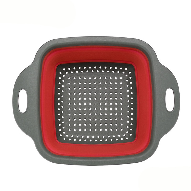 Square Foldable Washing Basket Colander Square Foldable Washing Basket Colander