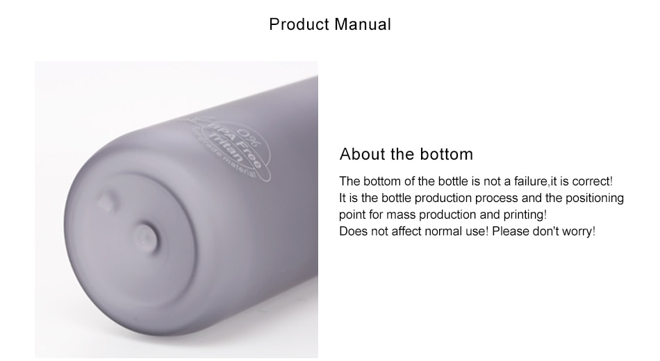 Portable Leakproof BPA Free Water Bottle Portable Leakproof BPA Free Water Bottle