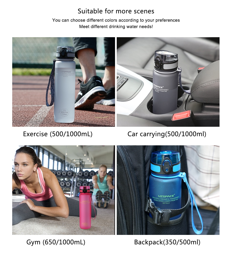 Portable Leakproof BPA Free Water Bottle Portable Leakproof BPA Free Water Bottle