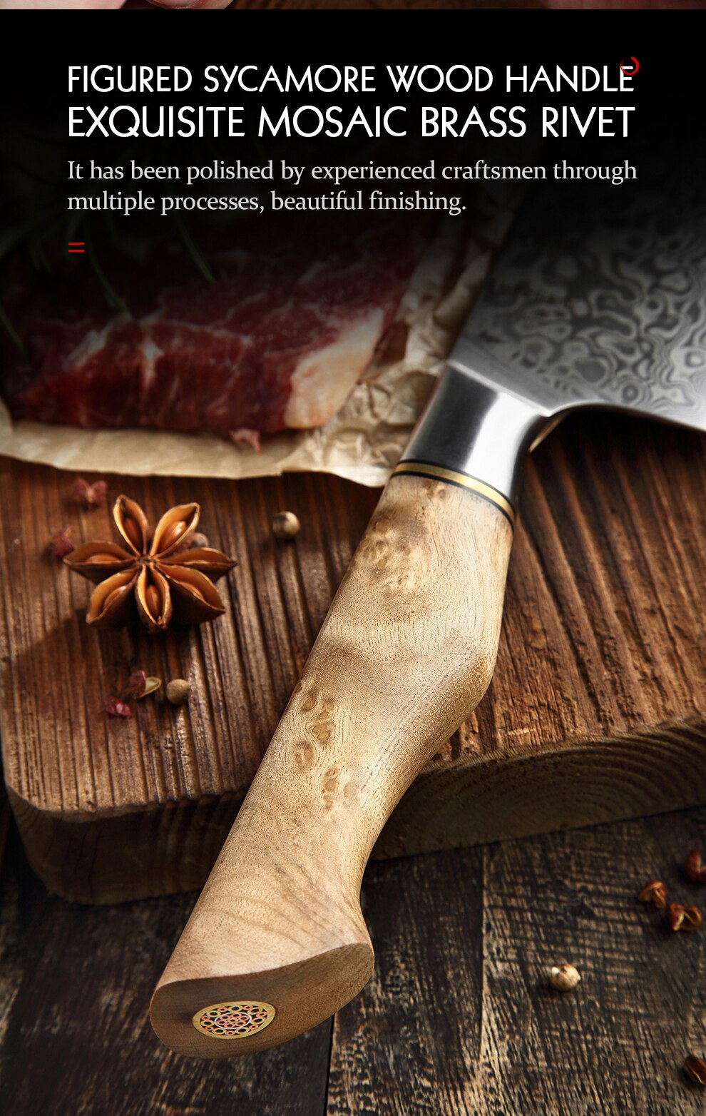 Damascus Steel Knives Set Damascus Steel Knives Set